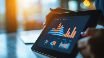 Poster - Data Analysis on Tablet with Insightful Charts