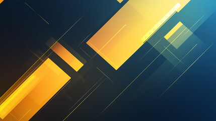 Wall Mural - Abstract yellow and blue square line Mordan background. blue line background. gradient background square line .
