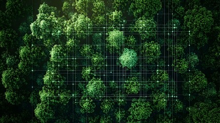 Poster - Sustainable Virtual Forest Tracking Renewable Resource Management and Conservation Impact
