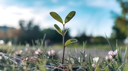 Close-up of a plant growing on the ground