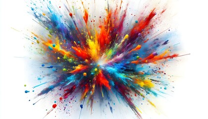 Wall Mural - abstract colorful background