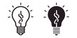 © motiur vector artist - Light bulb icon set. lamp icon symbol collection , creative good idea logo. Simple vector icon light bulb isolated on white background.