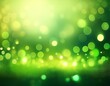 © oxie99 - glowing background, green color, bokeh effect