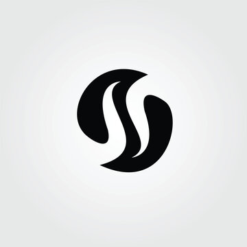 S letter logo colourful design with eps file file