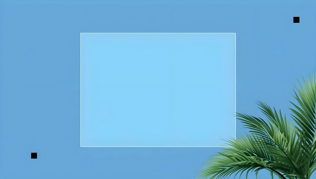 Light blue background with area for graphic elements or text