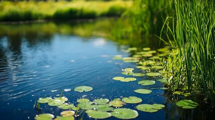 Poster - Nature based Wastewater Treatment Aquatic Plants and Microorganisms Cleaning the Water