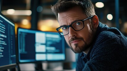 Poster - Professional Technician Providing Technical Support