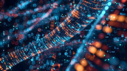 Poster - Futuristic Visualization of DNA Data into Genetic Sequences