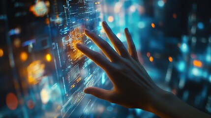 Poster - Futuristic Interaction with Digital Interface
