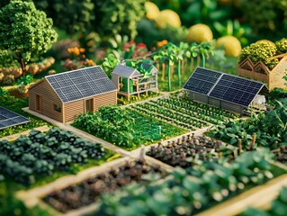 Poster - Futuristic Smart Community Garden Powered by Sustainable Solar Grid Technology