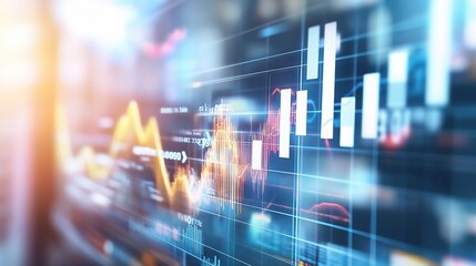 Poster - Data Visualization and Analytics Concept Background