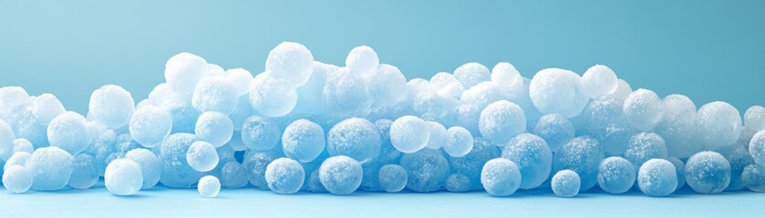 Wall Mural - cool blue background with ice, a stunning display of winter's frozen beauty ice