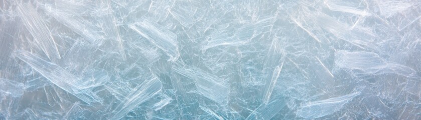 Wall Mural - icy blue wall, closeup texture of frozen winter wonderland closeup