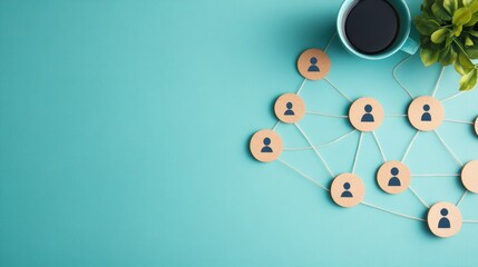 Poster - A group of people working collaboratively online, demonstrating the power of wireless internet to connect and empower individuals and teams.
