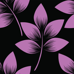 Wall Mural - Abstract elegance pattern with floral background.