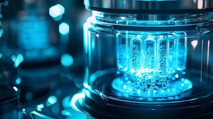 Poster - Glowing Bioreactor Producing Custom Microbes for Tailored Pharmaceutical Treatments