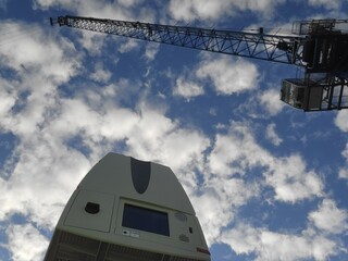 crane on the construction site