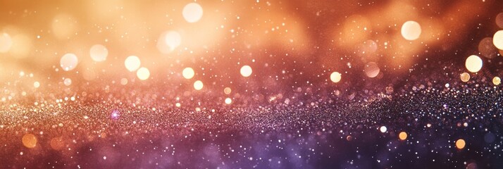 Poster - Vibrant Christmas and New Year background in red and blue sparkles.