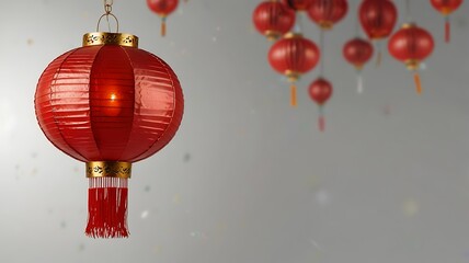 Wall Mural - red lantern