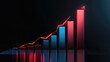 © วรรณภา มะโนศรี - Modern Business Growth Chart with Rising Trend