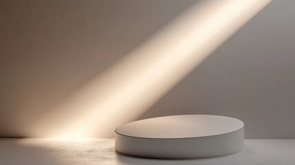 Poster - Minimalist design the interplay of light and form in a contemporary space