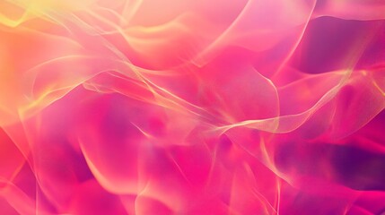 Poster - Abstract flowing textures in vibrant pink and orange hues for artistic exploration and design use