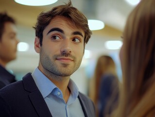 Businessman's Confident Smile