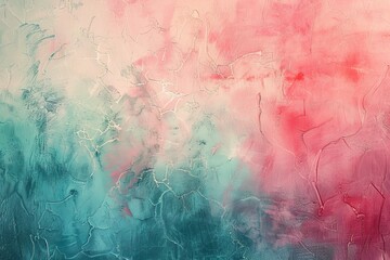 Delicate pastel background with a blend of pink, blue, and green, featuring subtle textures for added depth