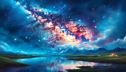 Mystic Galaxy World, Explore the Beauty of the Vast Universe.