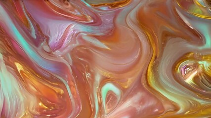 Wall Mural - design creative background color Abstract nature texture mineral rainbow wallpaper ink stone luxury pattern gold hologram blue banner effect marble fabric style wave decoration graphic colourful acry