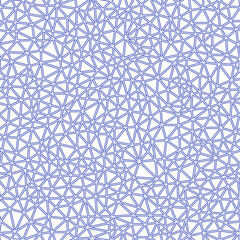 Poster - Geometric template background. Tiny triangles size. Solid Color style. Geometric shapes outlined. Repeatable pattern. Blue Steel Machinery. Modern vector tiles. Seamless vector illustration.