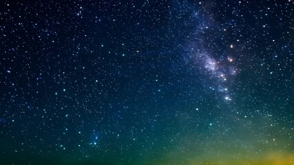 Wall Mural - stars twinkling 4k video sky star background abstract night light space nature astronomy galaxy scie