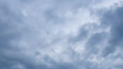 Poster - Captivating cloudscapes transform through a series of six panels, evoking surrealism and change in the sky, showcasing the dynamic beauty of weather and atmosphere
