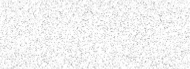 Poster - Dotted noise grid texture background. Comic pixel grain pattern. Black polka dot particles wallpaper. Irregular grain overlay backdrop. Grunge net speckles effect. Vector stippled halftone texture