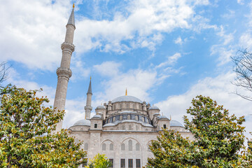 Wall Mural - General view of the historical Fatih Mosque Complex.