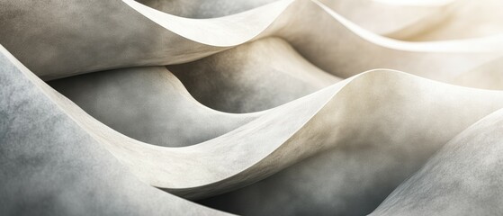 Poster - Abstract line art design featuring overlapping hexagons in a contemporary style