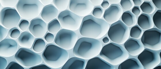 Poster - Dynamic hexagonal patterns exploring geometric arrangements