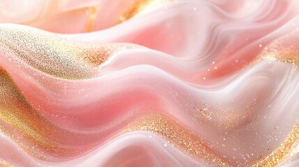Poster - Elegant blush pink abstract background with soft textures and glittering accents for creative projects