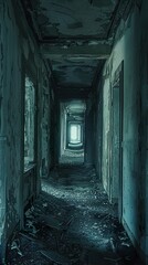 Eerie Abandoned Hallway: A Glimpse Into Decay and Time