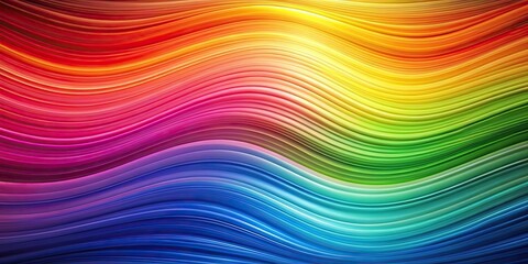 Abstract background with rainbow colors, wave texture, and  render , rainbow, colors, pattern, wave, texture, abstract, background