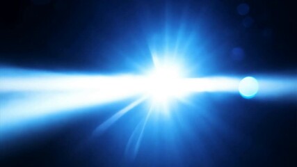Wall Mural - celestial blue lens flare