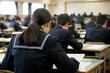 © happy Wu  - 試験、テスト、大学受験、制服、女性｜Exam, test, university entrance exam, uniform, woman