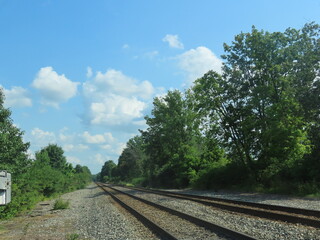 railway in the countryside