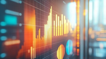 Poster - Vibrant Data Visualization and Analytics Background