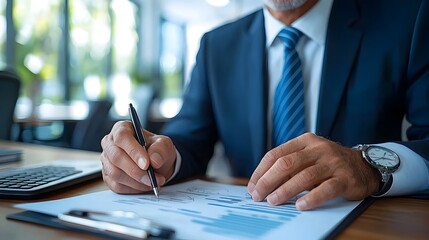 Leinwandbilder - Entrepreneur Discussing Financial Projections with Investor in Bright Office Detailed Highlighting Professionalism and Business Partnership
