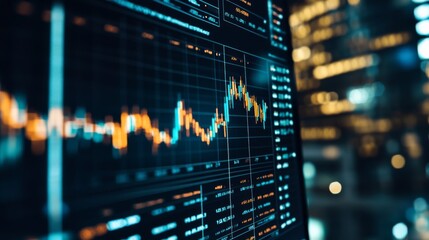 Poster - Data Visualization of Financial Market Trends