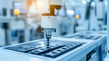 Poster - Precision Tool in Modern Manufacturing Facility