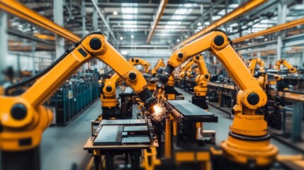 Poster - Advanced Robotics in Modern Manufacturing Facility