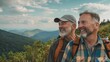 © Suplim - Two Mature Men Hiking in the Mountains