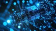 © diracreativa - Futuristic Satellite Network Technology Abstract Background